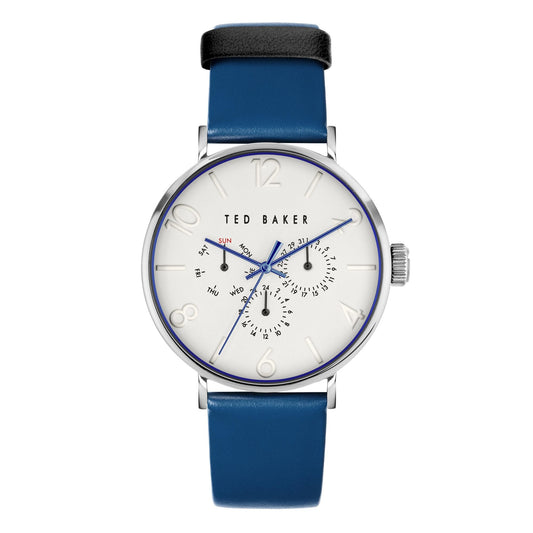Men's Phylipa Blue Leather Watch
