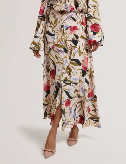 Women's CANDICI-Frill Detail Midi Skirt