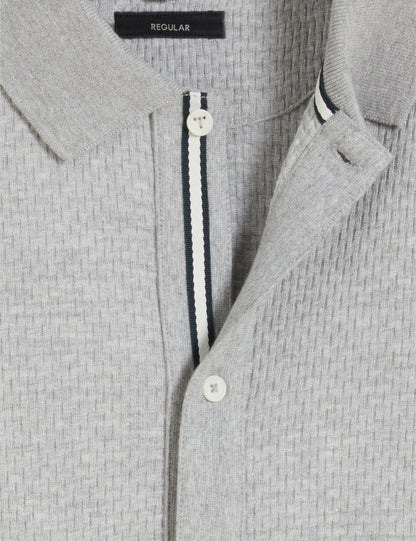 Men's CONNYR-SS Regular Button Through Polo