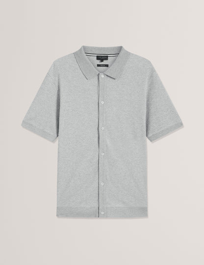 Men's CONNYR-SS Regular Button Through Polo
