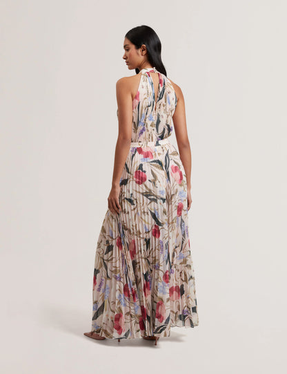 Womens CURCLOA-Pleated Wide Leg Jumpsuit