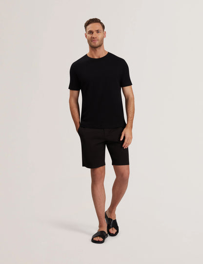 Mens CURLYS-SS Regular Textured T-shirt