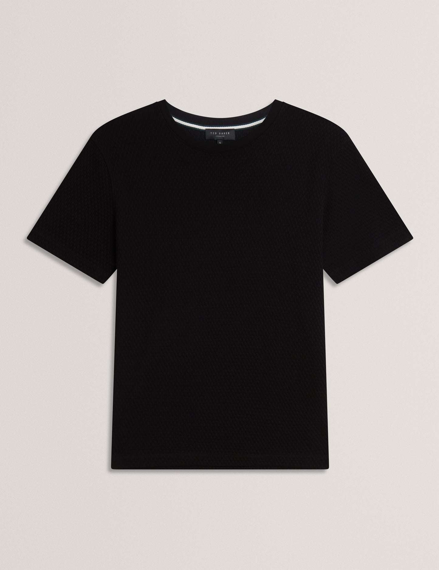 Mens CURLYS-SS Regular Textured T-shirt