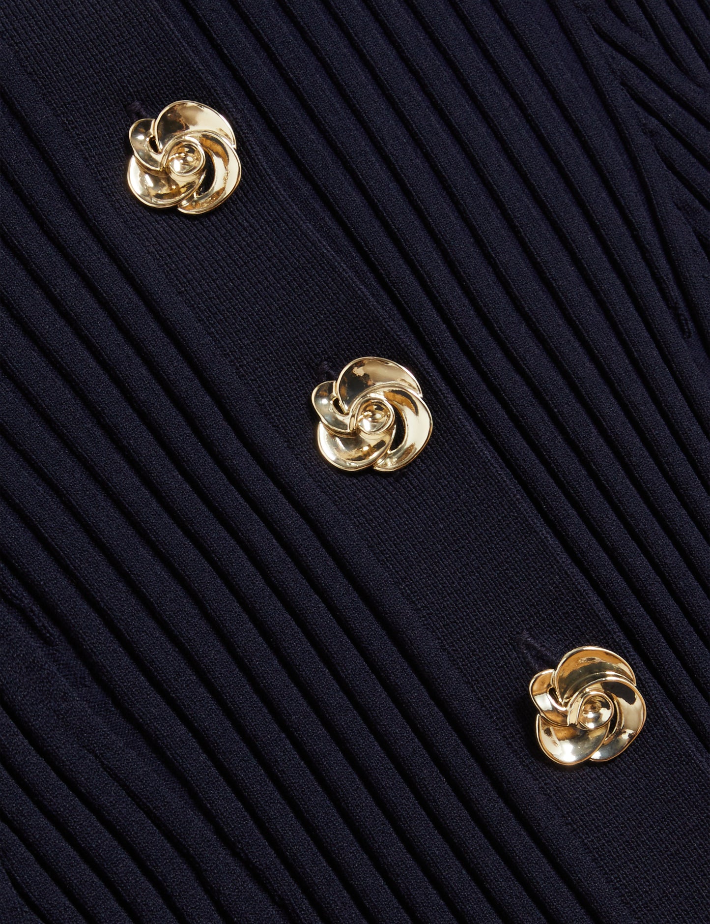 Women's DAYYZI-Rib Knit Biker Detail Cardigan Navy