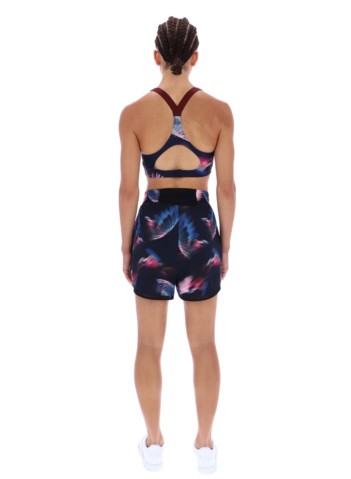 Women's DILYS-Flower Print Shorts Multicol