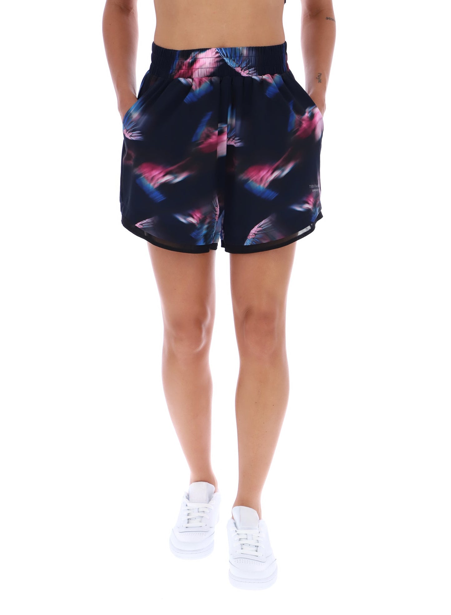 Women's DILYS-Flower Print Shorts Multicol