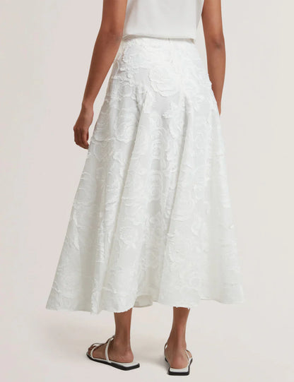Womens ECCRINA-Textured Rose Skirt