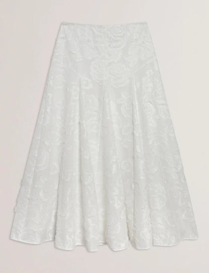 Womens ECCRINA-Textured Rose Skirt