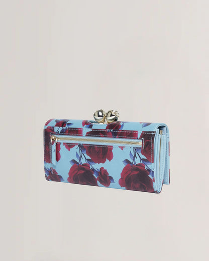 Women's ELLRIE-Large Rose Print Bobble Purse