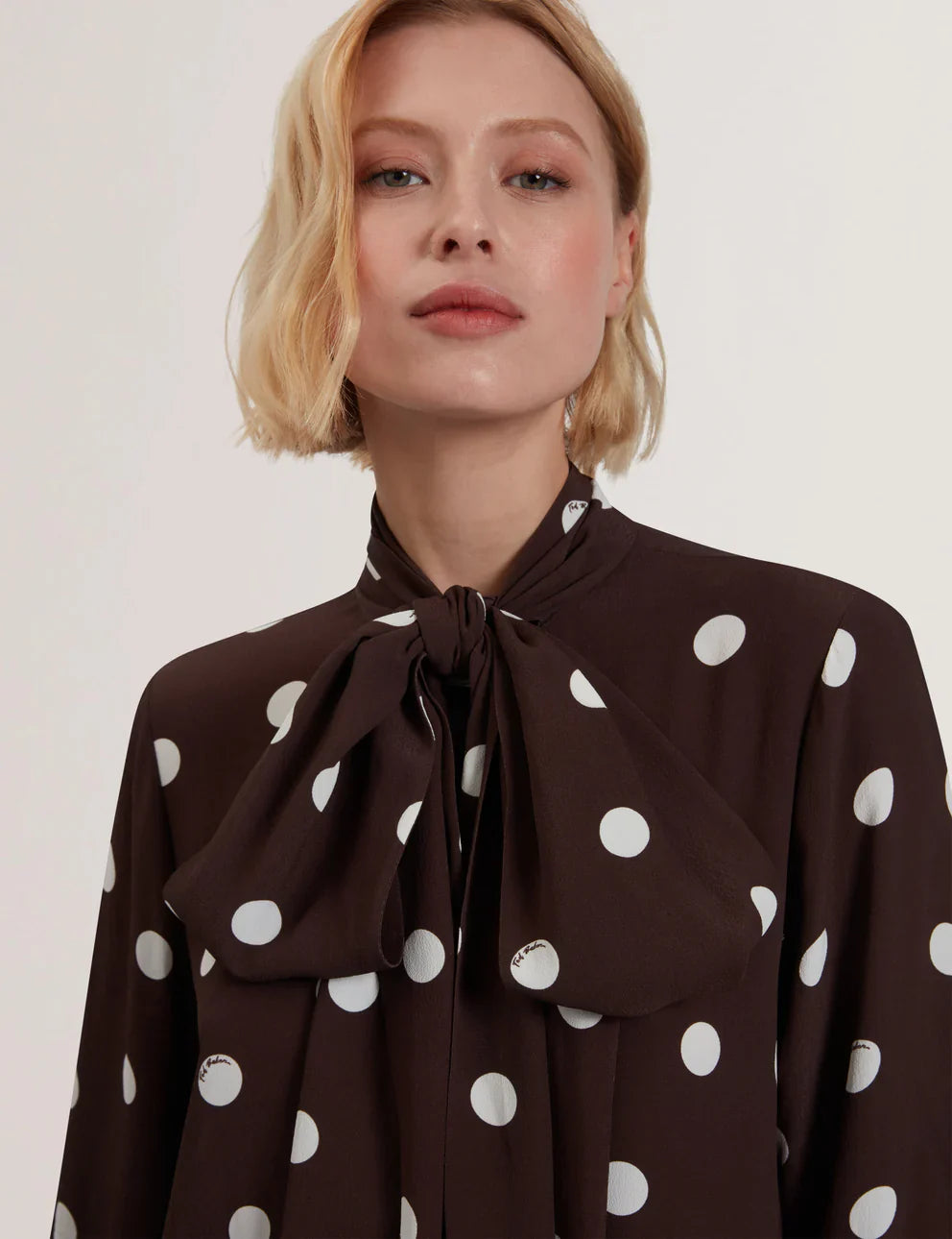 Womens ELNIE-Scarf Detail Midi Dress