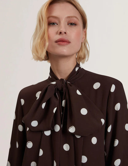 Womens ELNIE-Scarf Detail Midi Dress
