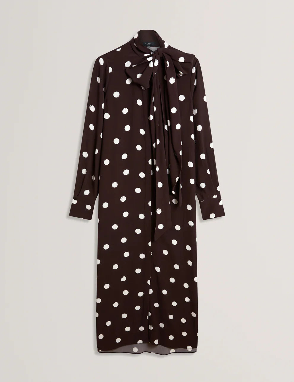 Womens ELNIE-Scarf Detail Midi Dress