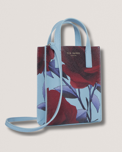 EVERRLY: Mini Rose Print Icon Bag