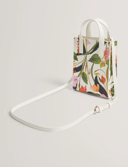 Women's FLOWEIA-Floral Printed Mini Icon Bag