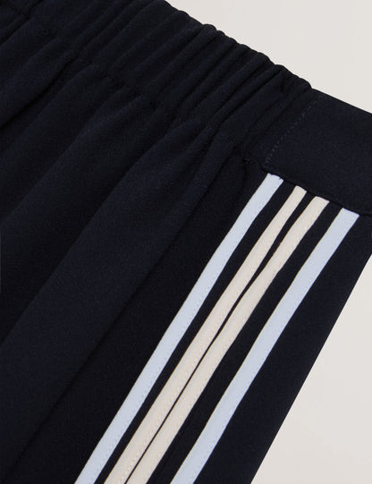 Women's GORJJA-Piping Detail Wide Leg Crepe Navy