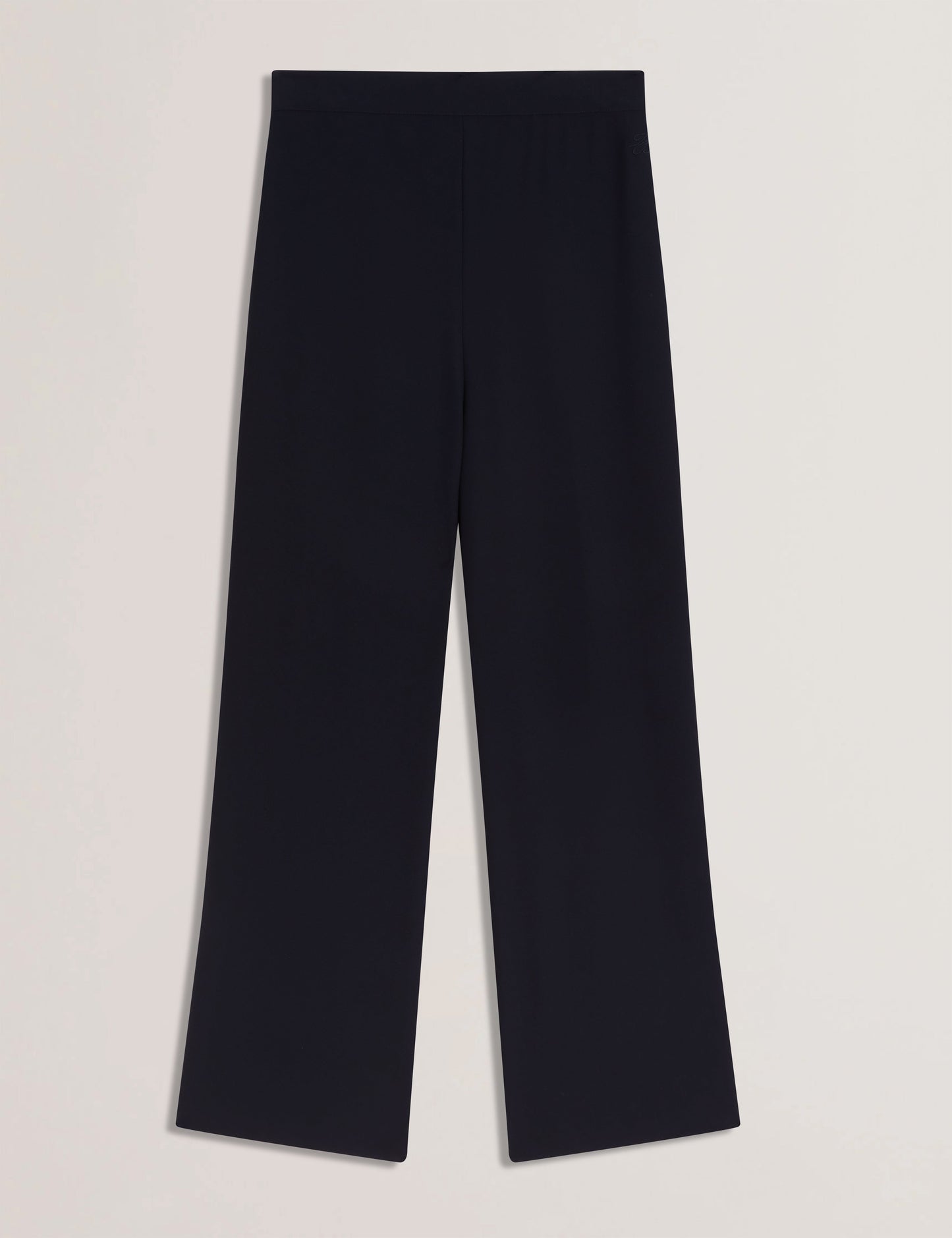 Women's GORJJA-Piping Detail Wide Leg Crepe Navy
