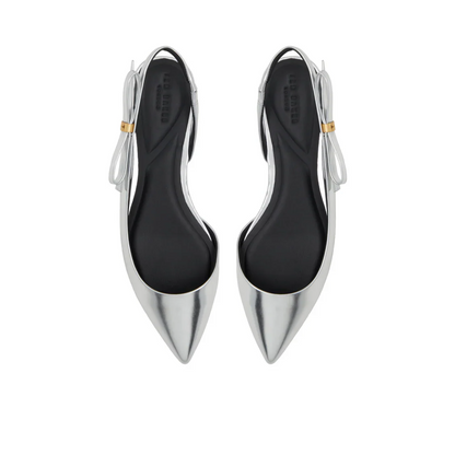 Women's Jaynebo-Slingback Leather Ballet Flats