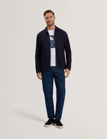 Mens KAILINS Zip Thru Overshirt