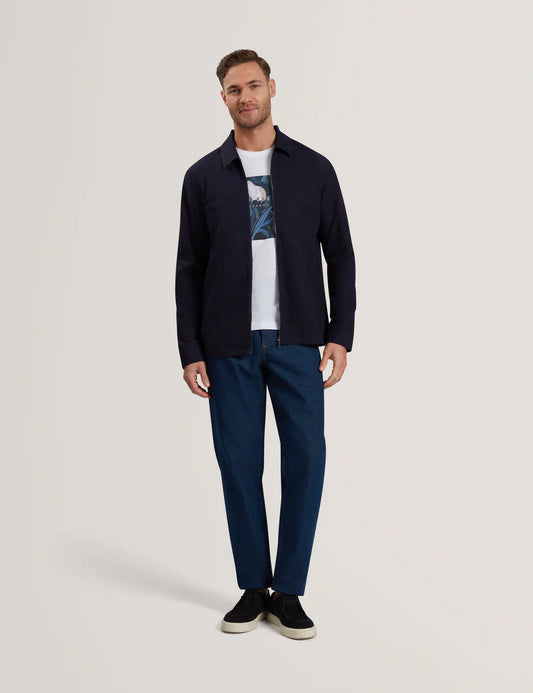 Mens KAILINS Zip Thru Overshirt