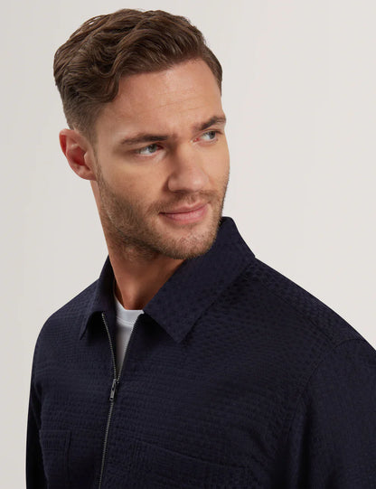 Mens KAILINS Zip Thru Overshirt