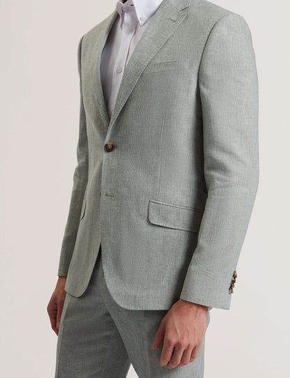 Men's KENLEYJ-Stretch Linen Blazer Lt-Green