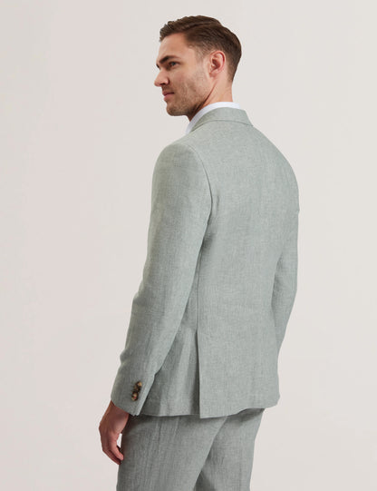 Men's KENLEYJ-Stretch Linen Blazer Lt-Green