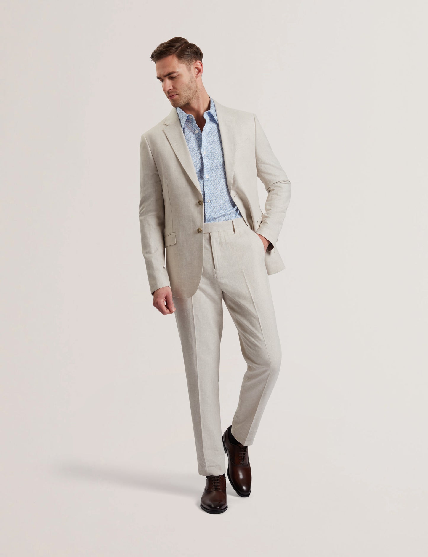 Men's KENLEYJ-Stretch Linen Blazer