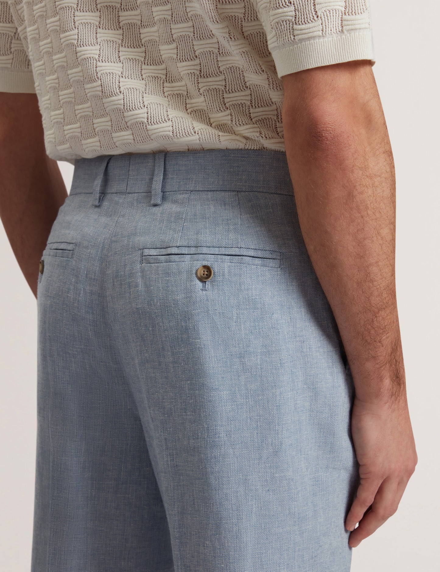 Men's KENLEYS-Stretch Linen Short