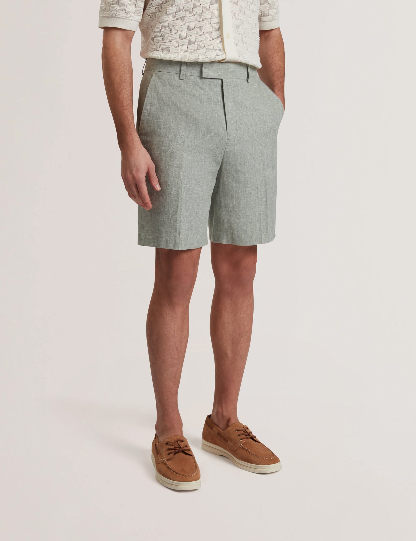 Men's KENLEYS-Stretch Linen Short