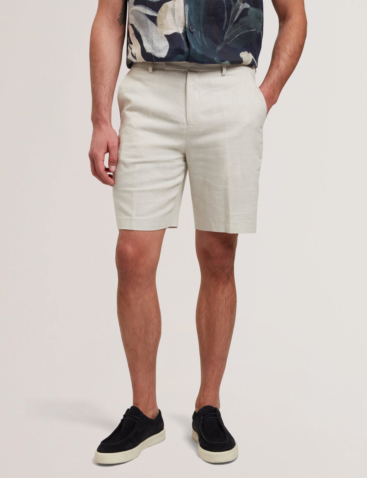 Men's KENLEYS-Stretch Linen Short
