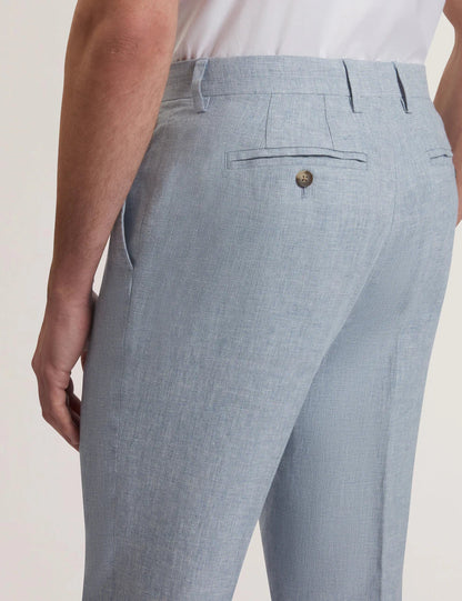 Mens KENLEYT-Stretch Linen Trouser