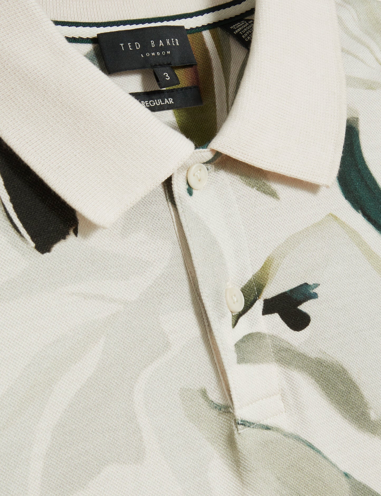 Men's KIVEM-SS Cotton Floral Print Polo