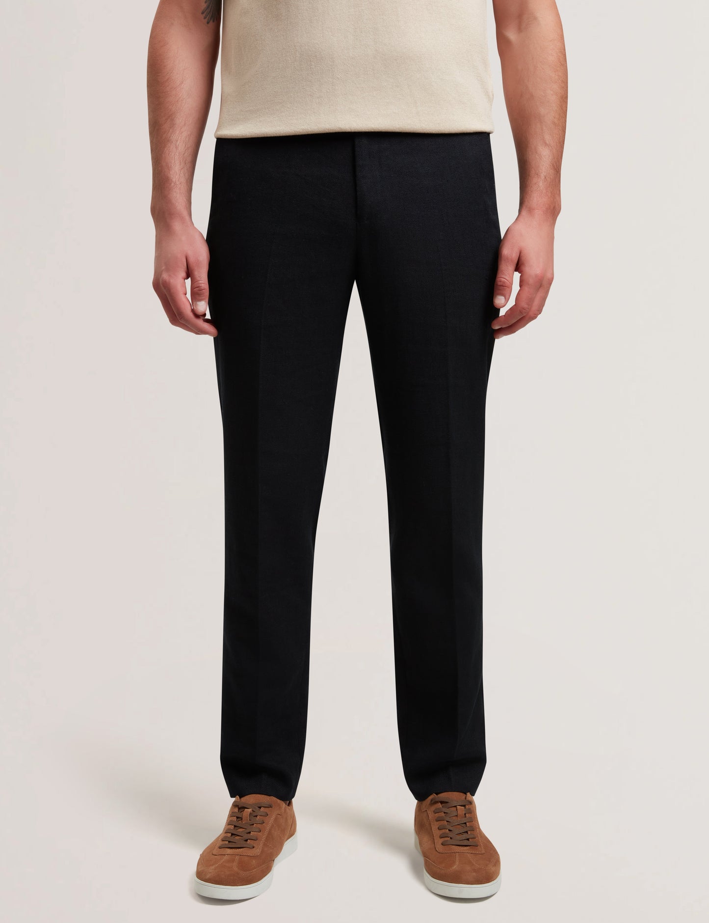 Men's KUMART-Washed Linen Slim Trouser