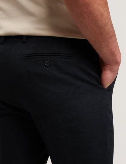 Men's KUMART-Washed Linen Slim Trouser
