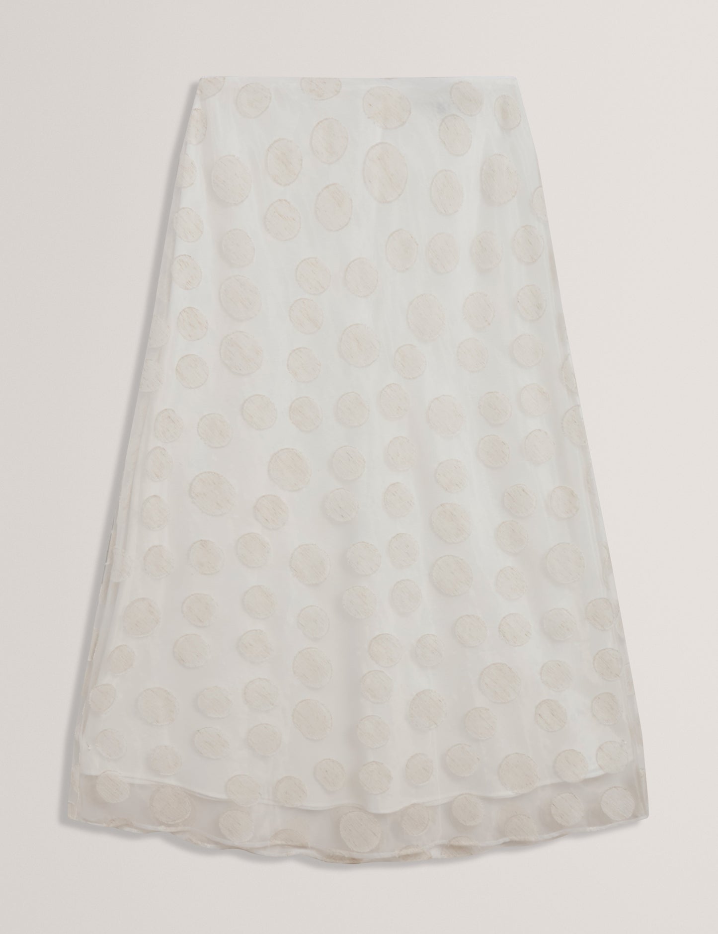 Women's LANIATA-Sheer Spotty Detail Midi Skirt