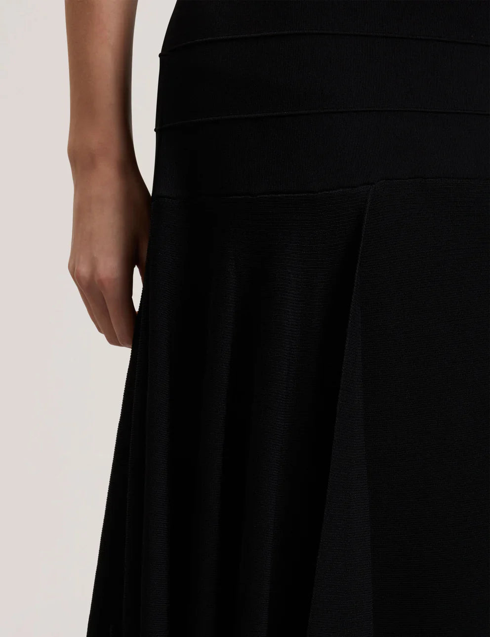 Women's LAURRIE-Asymmetric Hem Knitted Skirt