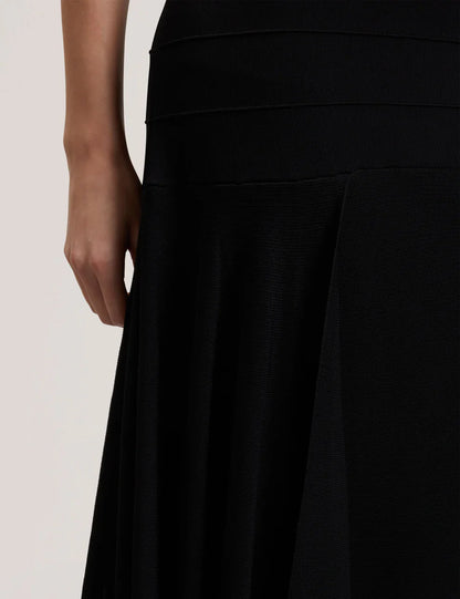 Women's LAURRIE-Asymmetric Hem Knitted Skirt