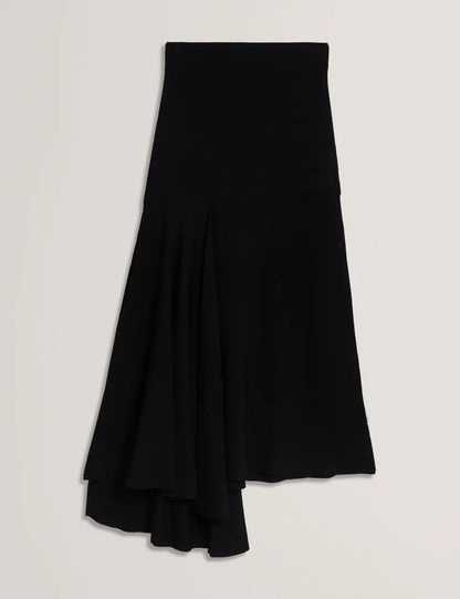 Women's LAURRIE-Asymmetric Hem Knitted Skirt