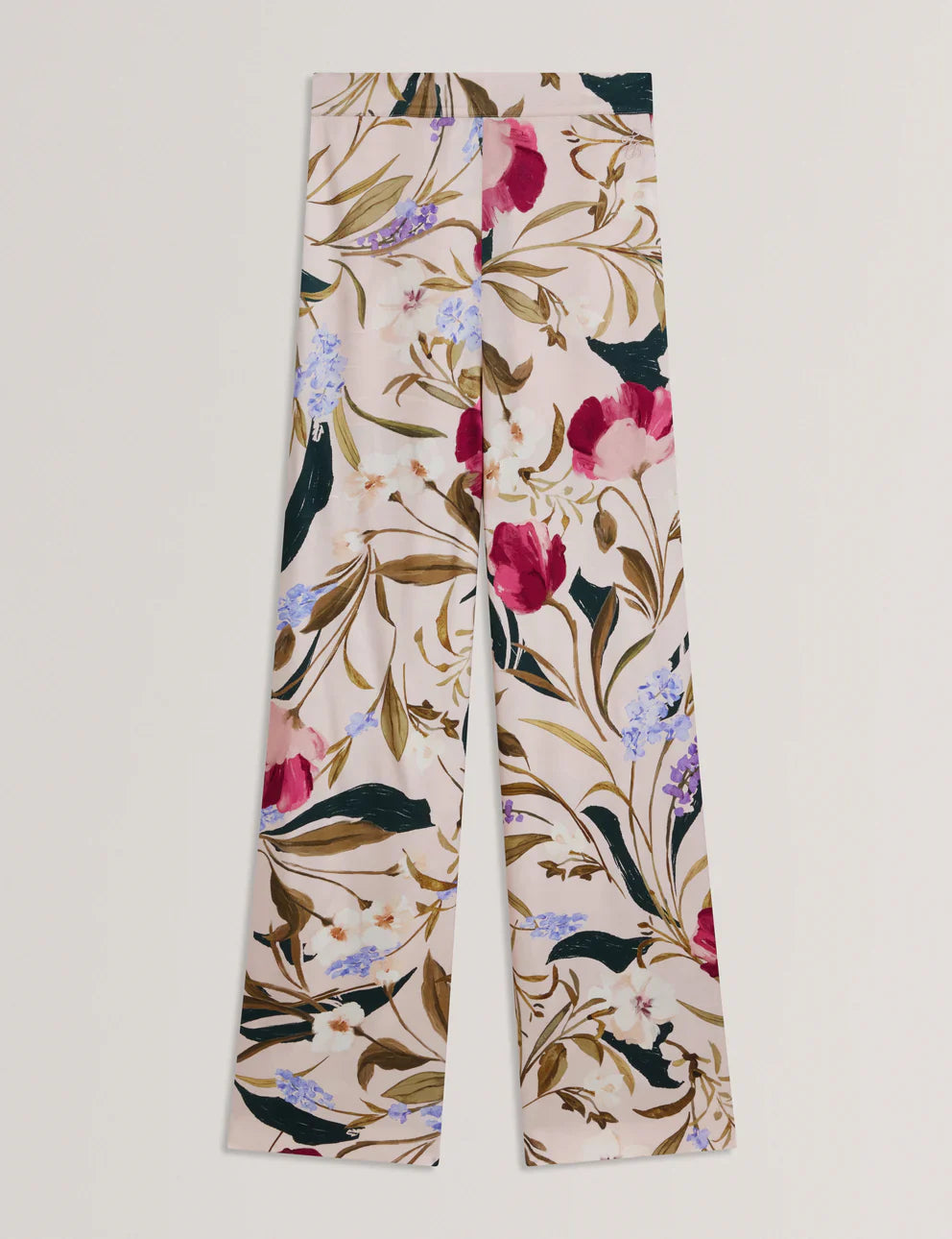 Women's LISZAAS-Printed Wide Leg Trousers