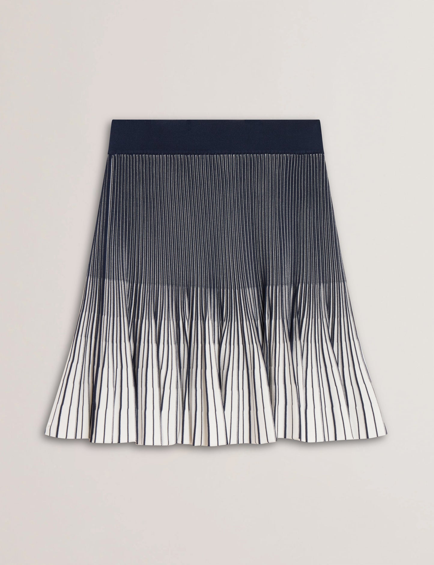 Women's LOTTTII-Flippy Knit Mini Skirt Navy