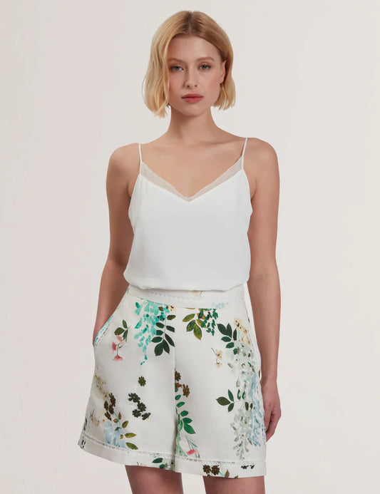Women's LULEA-Chiffon Insert Cami Top
