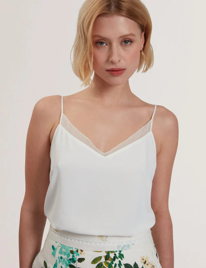 Women's LULEA-Chiffon Insert Cami Top