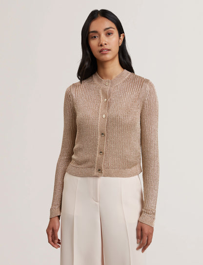 Women's MANYA-Chainmail Knitted Cardigan