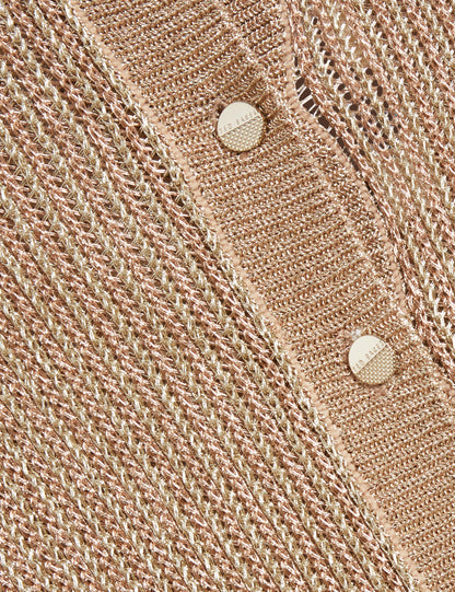 Women's MANYA-Chainmail Knitted Cardigan