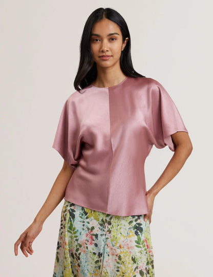 Women's MARADA-Slouch Sleeve Waisted Top