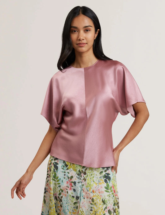 Women's MARADA-Slouch Sleeve Waisted Top