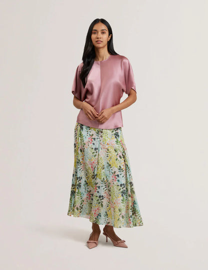 Women's MARADA-Slouch Sleeve Waisted Top