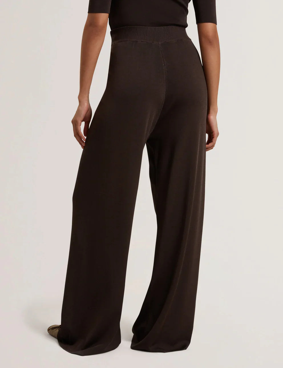 Women's MATILLI-Wide Leg Knit Trouser