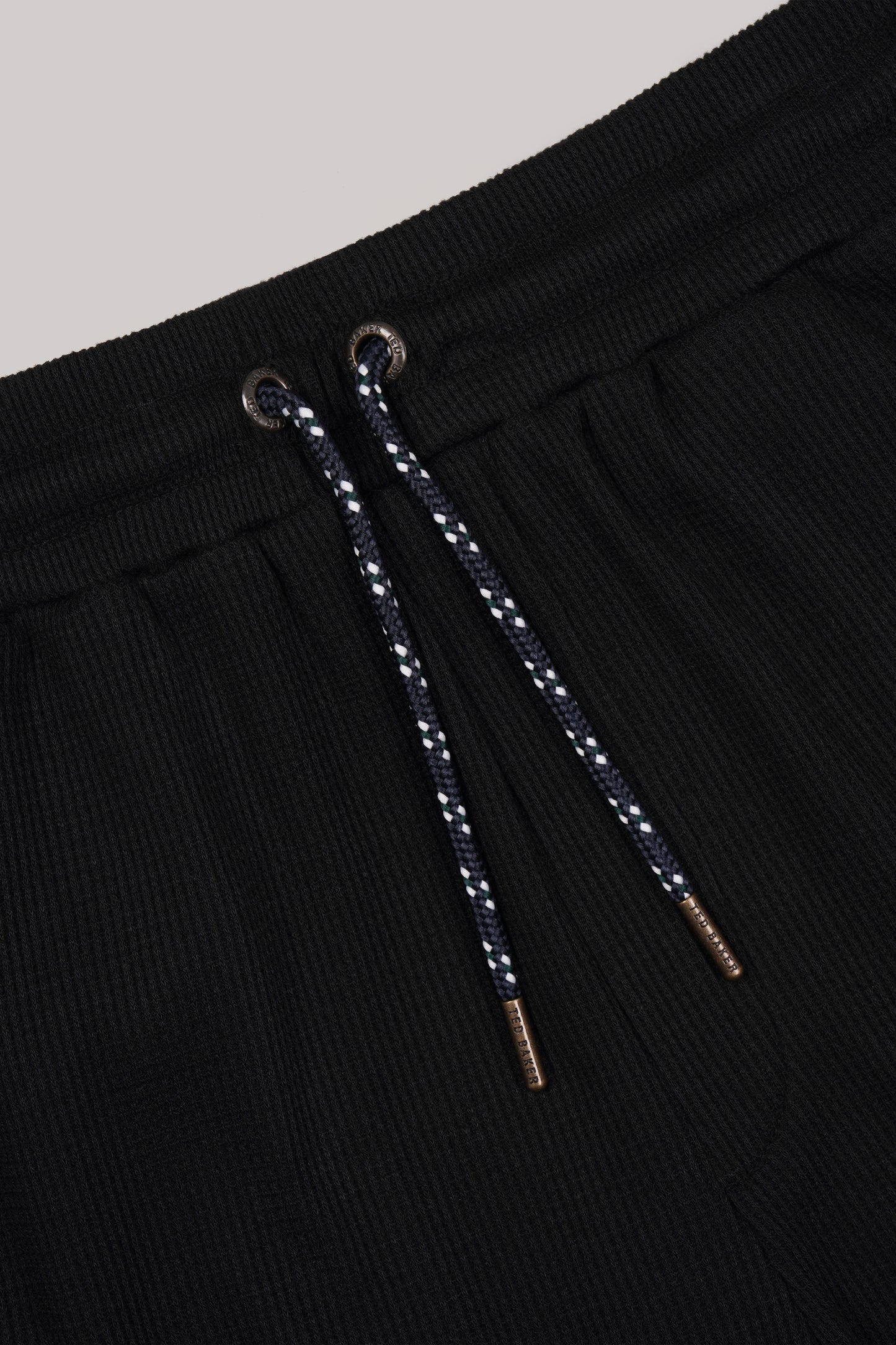 Men's Sleepwear-Waffle Top And Short Set