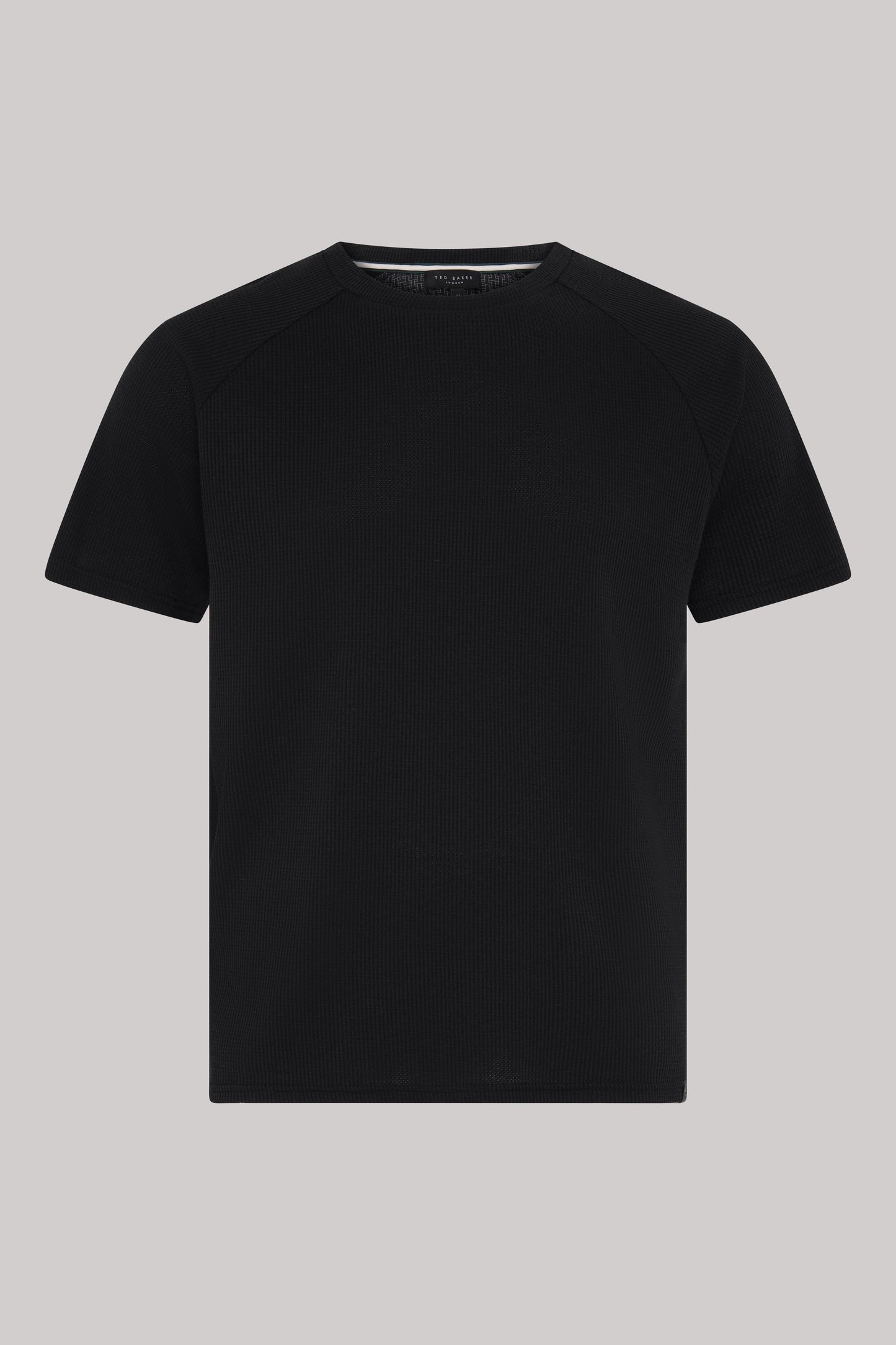 Men's Sleepwear-Waffle Top And Short Set